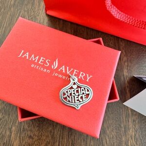 James Avery Sterling Silver Special Niece Charm